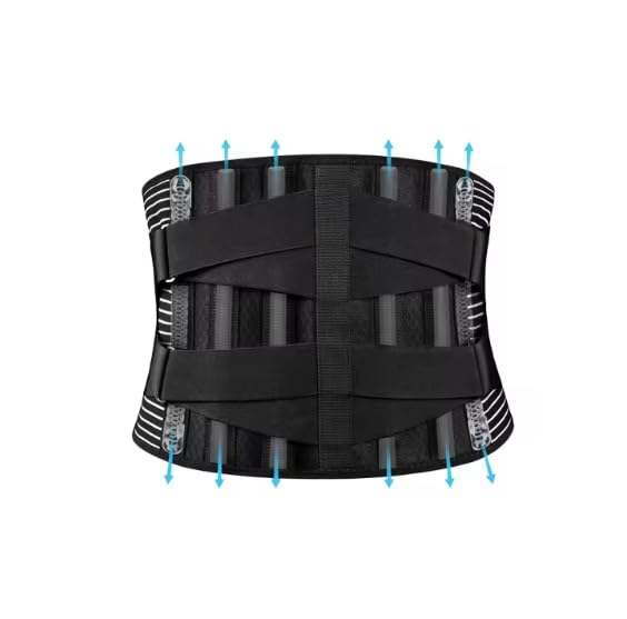 Miniatura 6 de El mejor soporte de espalda para el dolor de espalda baja, soporte lumbar, soporte de espalda ajustable (grande)