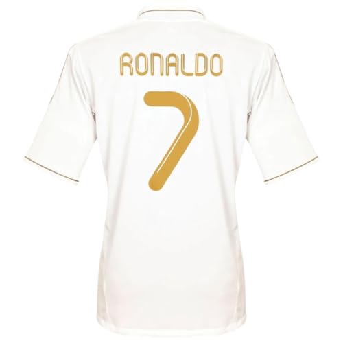Ronaldo #7 Retro 11/12 Soccer Jersey for Men Fan Version (US, Alpha, XX-Large, Regular, Regular, Retro)