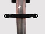 KR Ideas Leather Security Sword Strap (Made in The USA) (Black)