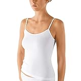 DESIGN: Die Baumwoll- und Satin Unterhemden aus exquisiter Baumwolle können ideal unter enganliegenden Blusen / Oberteilen getragen werden. Das Spaghetti-Träger-Top ist ideal für Büro & Freizeit.