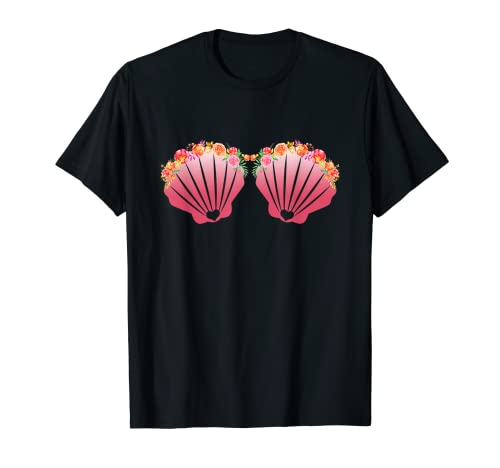 Sirena Sea Shell Bra Traje Camiseta