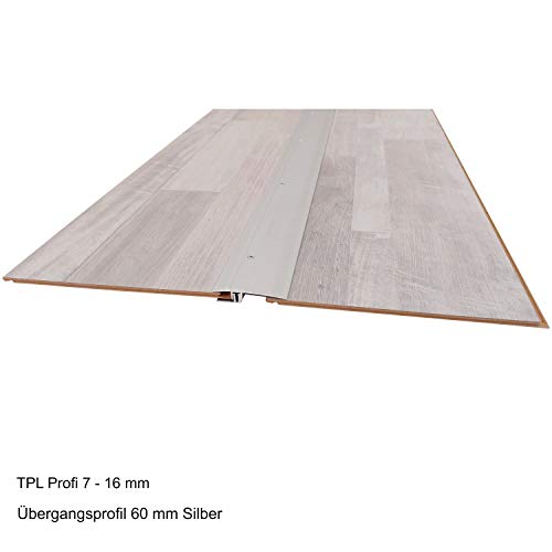 ufitec Profilsystem für Parkett- und Laminatböden - für Belagshöhen von 7-16 mm - viele Farben