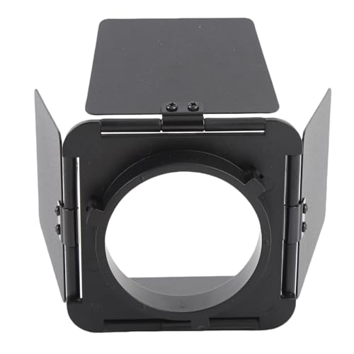 Image of Four Leaf Light Baffle for Bowens Small Mount, Aluminum Alloy Flash Light Baffle Compatible with Video Lights for Photography Videography