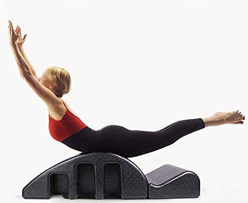Pilates Arc Foam Spine Corrector Barrel – Abnehmbarer Yoga-Massagebett Tisch für Kyphose-Korrektur – Balanced Body Handbuch enthalten