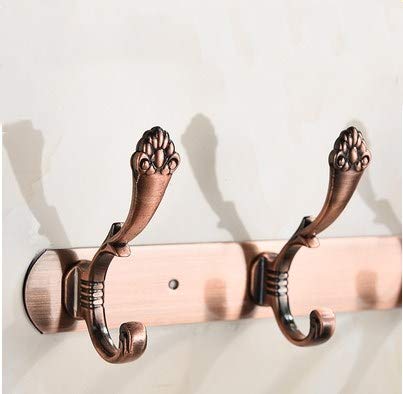 LAOLIU En la Puerta Gancho para Ropa Ropa sin perforar Gancho Percha Gancho para la Pared Gancho para Colgar en la Pared Gancho para la Fila Ruyi Honggu 5 Gancho