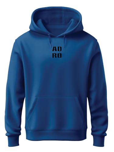 ADRO Hoodie for Men | Regular Fit 320 GSM Cotton Hoody | Mens Hoodies/Sweatshirt | Soft Brushed Fleece Fabric