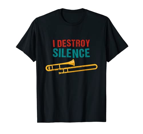 Trombón Músico Pun Banda de Marcha Musical Trombonista Camiseta