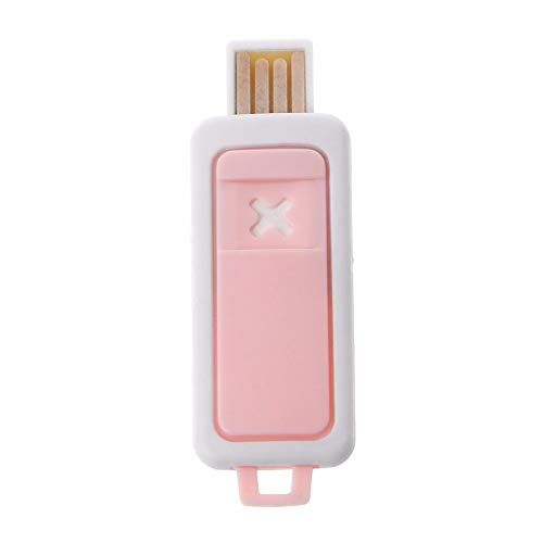 Difusor aromático eléctrico mini portátil USB rosa