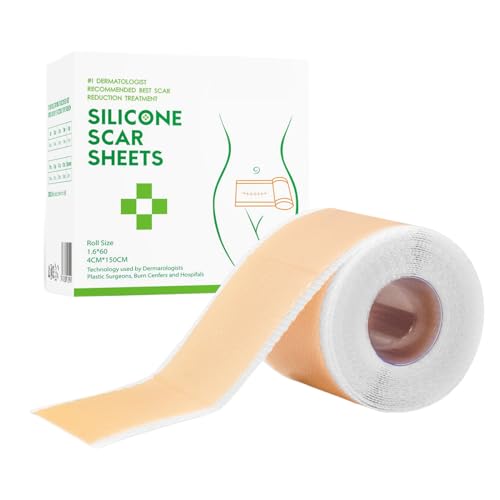 Cinta de cicatrices: hidratación estable, hoja de cicatrices de silicona | Fueras profesionales de silicona con capa de protección de humedad | Parche sc-ar para calmar la picazón, la sequedad de comb