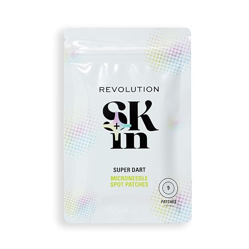 Revolution SKin, Super Dart Microneedle Spot Patches, Cerotti Anti-Brufoli con Acido Salicilico e Acido Ialuronico, Vegani e Cruelty-Free, 9 Cerotti