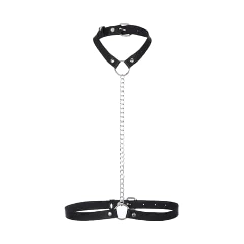 Flovel Punk Leather Body Chain for Women Cover