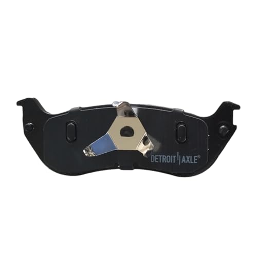 Image of Detroit Axle - Rear Brake Pads for 96-02 Ford Crown Victoria | Lincoln Town Car Mercury Grand Marquis, Ceramic Brake Pads 1996 1997 1998 1999 2000 2001 2002 Replacement