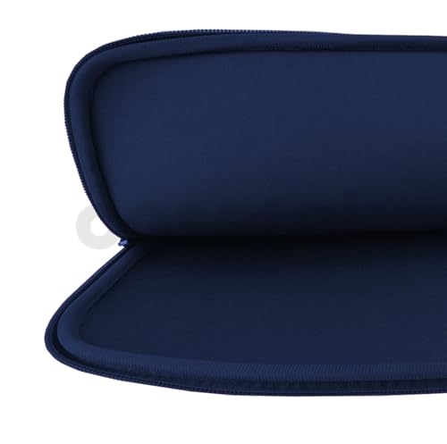 Capa Case Pasta Maleta Notebook Macbook Neoprene 15.6/14/13.3/12/11/10/17.3 (Azul Marinho, 14.1''