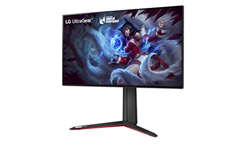 LG 27GP95R-B – Monitor Gaming Ultragear (Panel NanoIPS: 3840×2160, 16:9, 400cd/m², 1000:1, 1ms, 144Hz, DCI-P3>98%, HDR10); HDMI 2.1 x2, DPx1, USB-Ax3; NVIDIA G-Sync Compble, AMD FreeSync PremiumPro