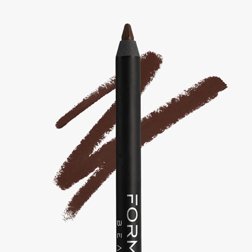 Formless Beauty by Jenny McCarthy Classic Eyeliner Creamy Hydrating Vegan Clean Formula Long-Wear Blendable (Hollywood Brown)