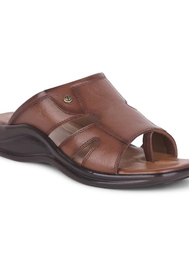 Image of Liberty Men Formal Slippers With Kid Leather Upper|PU Sole Mid Heel Slipper For Men|Stylish Soft & Comfortable Slipper For Men | Formal Slipper For Men