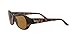 Ray-Ban Women's Rb4061 Oval Sunglasses, Havana/Polarized Brown, 55 mm