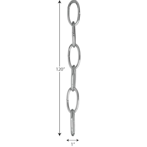 Image of Accessory Chain - 10' of 9 Gauge Chain in Polished Chrome