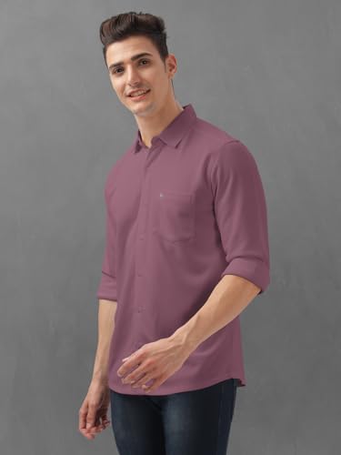 Image of BULLMER Trendy Regular Fit Solid Full Sleeve Causal Shirt for Men.