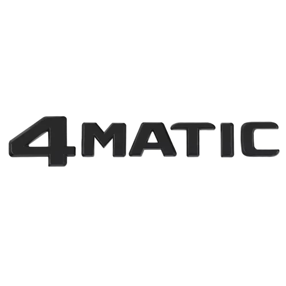 YTQMoreBNZ YYDStes ABS Chrome Black Letters Compatible With Mercedes Benz B180 B200 B220 B250 B260 W246 W245 Logo