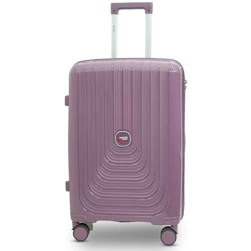 Image of AMERICAN TRAVELLER UrbanGlide Trolley Bag | Travel Suitcase | Premium Polypropylene Hard Shell, TSA-Type Lock, Silent Spinner Wheels, Durable Design
