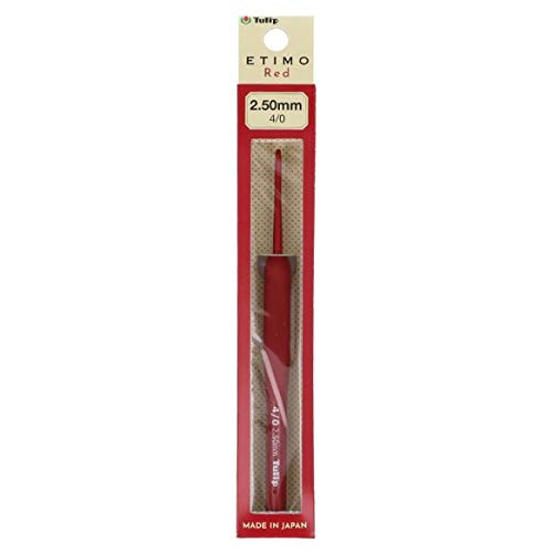 TulipTulip Etimo Red Softgrip (2.50mm) Crochet Hook - 1 Unit
