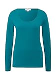 lange Ärmel s.Oliver Damen 2138263 T-Shirt langarm, Blue Green , 48