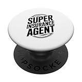 Super Versicherungsagent Humor für Versicherungsliebhaber PopSockets Klebender PopGrip