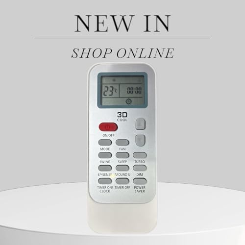 Image of Sanavya AC Remote Control - Compatible Replacement for Split & Window Air Conditioners - Replicates Genuine Remote Functions (Whirlpool 3D Cool Ac Remote)