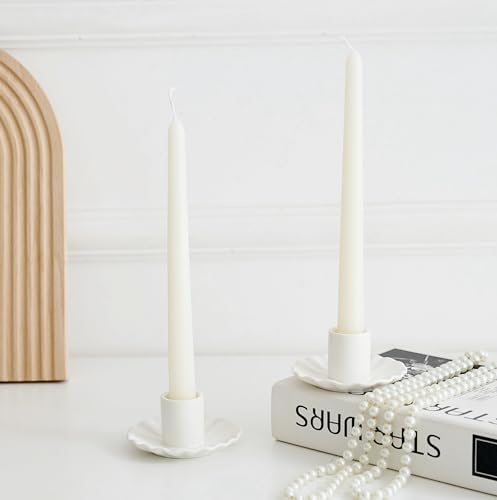 VIRFONOR Ceramic Taper Candle Holders,Vintage...