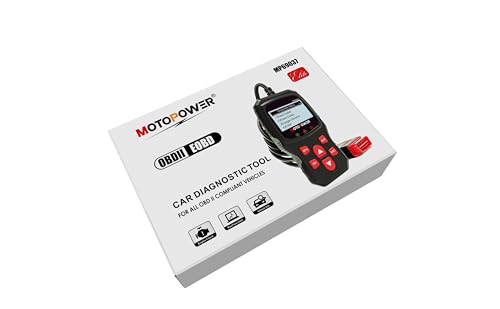 MOTOPOWER Leitor de código de varredura OBD2 MP69037 do carro scanner de código de falha do motor po
