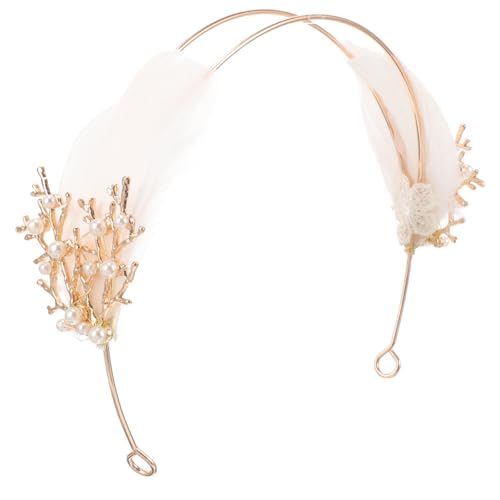 Bandeau pour cheveux femme plume accessoire mariage et anniversaire délicat