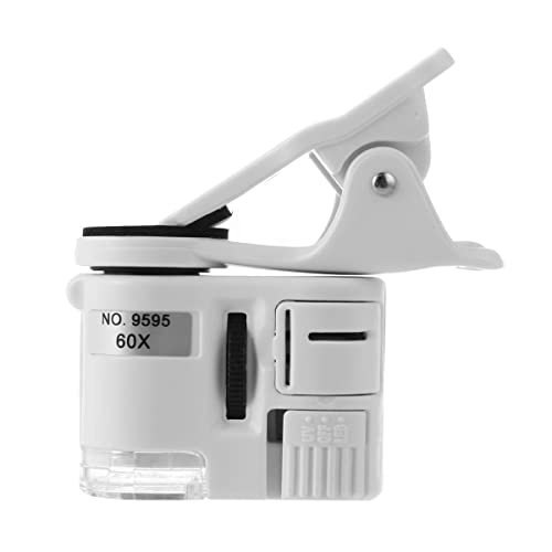 Microscope Universal 60X Zoom Micro Camera Clip Lens with LED Light