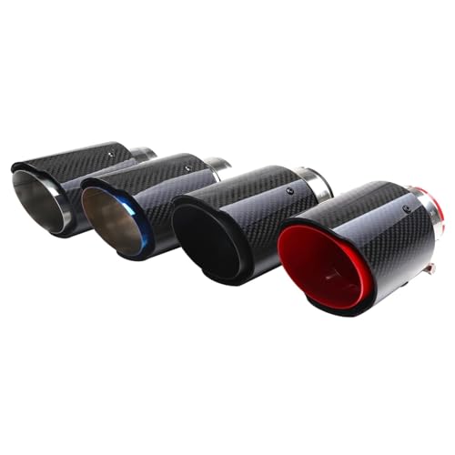 Systèmes d'échappement de 60 mm avec embout carbone et inox
