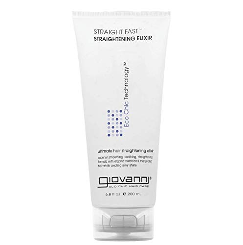 Giovanni Hair Care Straightening Elixir - Eco Chic Straight Fast Serum, 6.8 Ounce