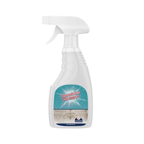 Lufaze Detergente spray per cristalli, 237 ml, detergente per lampadari, soluzione per la cura di lampadari in , metallo e , lampade da soffitto e corpi di illuminazione