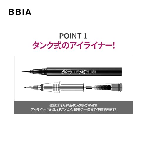 Delineador BBIA Last Pen Eyeliner Negro Preciso 0.02 oz miniatura 3