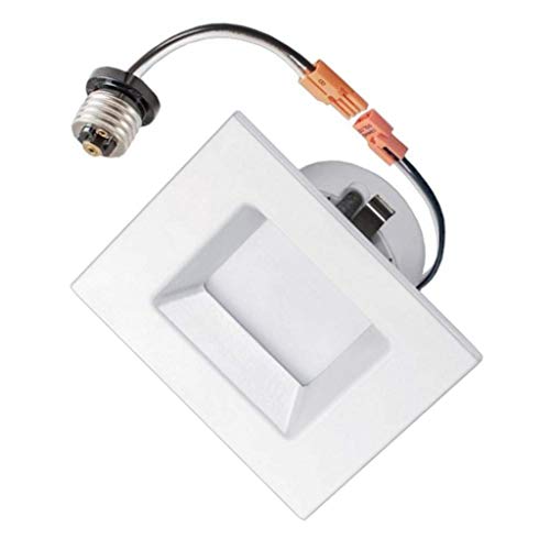 Morris Products LED Square Recessed Lighting Retrofit Kit – for Recessed Downlighting, Alternative to Incandescent Lights – Energy Efficient, Dimmable – Square Bezel, 3000K, 10 Watts, 4” #1