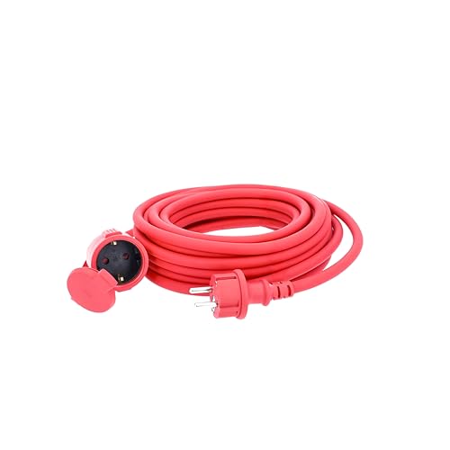 Câble de raccordement H07 RNF rouge 40 m Schwabe pour vos travaux et chantiers