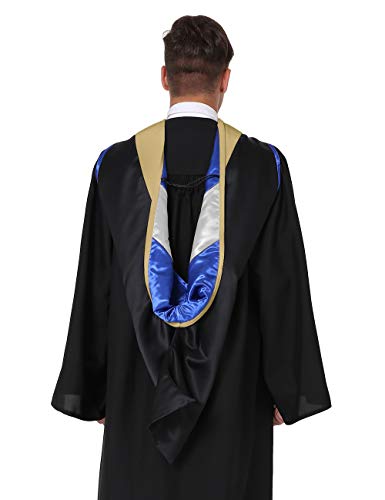 GraduationMall Graduation Hood for Master Degree Deluxe Academic Hood Various College Colors Available