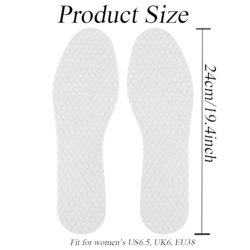 10 pares plantillas desechables transpirables para mujer miniatura 2