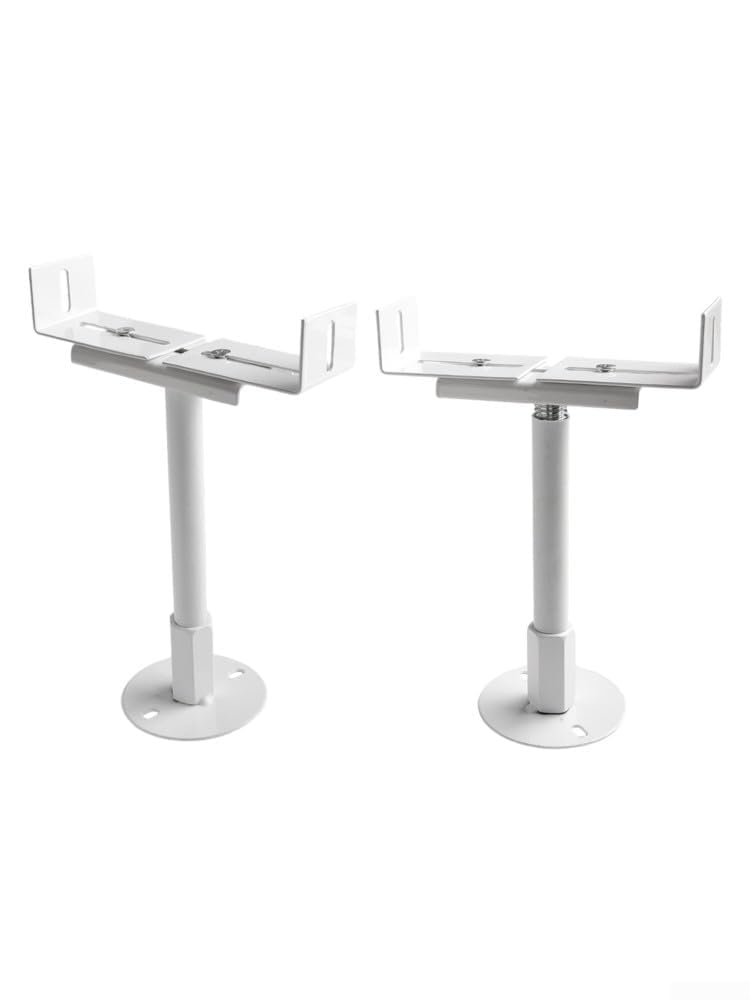 2-częściowy wspornik grzejnika z regulacją wysokości, wykonany z aluminium, do stabilnego montażu grzejników żeliwnych (regulowany 11-16 cm)