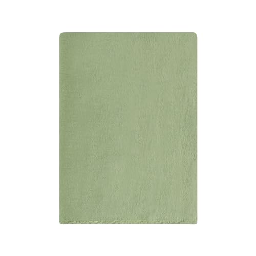 Image of Hudson Baby Unisex Baby Cotton Poly Flannel Burp Cloths Bundle, Eucalyptus, One Size