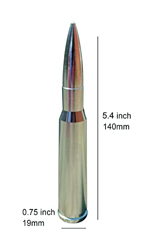 Bullet Antenna Car Truck Accessories For Ford F150 F250 F350 Super Duty Raptor Bronco Trucks Dodge Ram 1500 2500 3500 (Fits All Truck Model Years) Made With 6061 Billet Aluminum Construction #TOP1