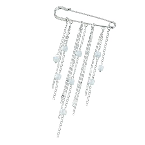 Stylish Fringe Accent Pin with Adjustable Waist Shaping Function Sturdy Lapel Pin for Casual and Formal Wear Outfits Multifuncti