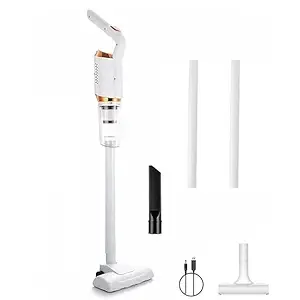 MelodySusie Portable Cordless Handheld Vacuum Cleaner All-in-one Machine Lazy Mop Wireless Vacuum Dust Professional Sanding Bands Collecting Cup Floor Brush Connecting Supplies Essential