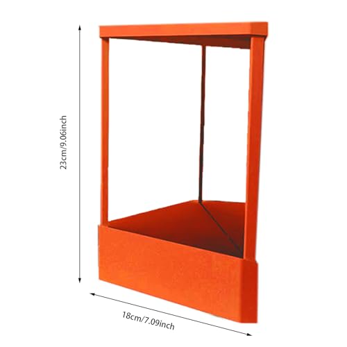 Espejo para maquillaje rectangular Whoixdsor rojo miniatura 3