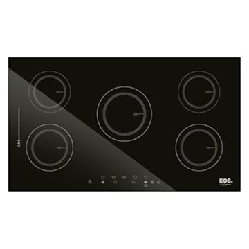 Cooktop de Indução Cinco Bocas Eos Preto 9500w Eci05ep 220v