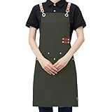 Este delantal personalizado está hecho de lona impermeable. Nuestra tela es suave y duradera para un uso duradero. También es lavable a máquina, a prueba de decoloración, ligero y transpirable. Nuestro delantal está diseñado para resistir el encogimiento y las arrugas y mantiene su color natural después del lavado.