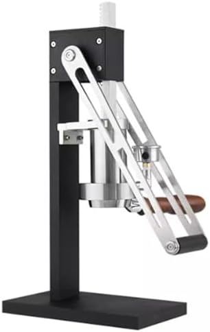 Manual Espresso Coffee Maker with Pressure Gauge, 180° Detachable Handle, Stable Base, for Cappuccino, Latte, and Macchiato Enthusiasts.